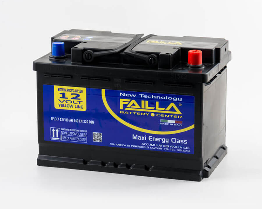 failla batterie avviamento yellowline