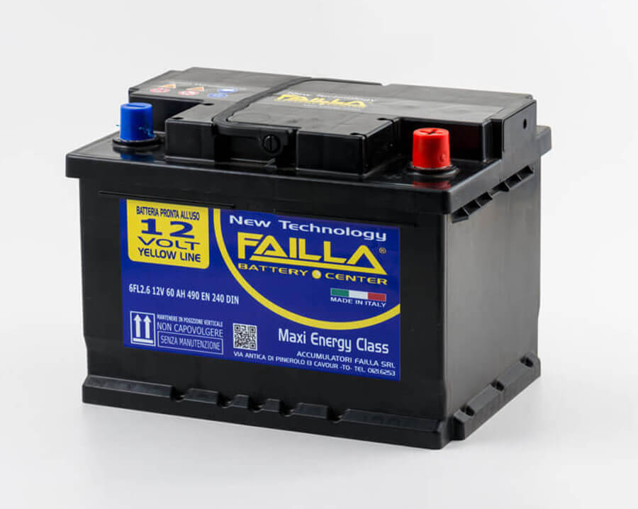 failla batterie avviamento yellowline