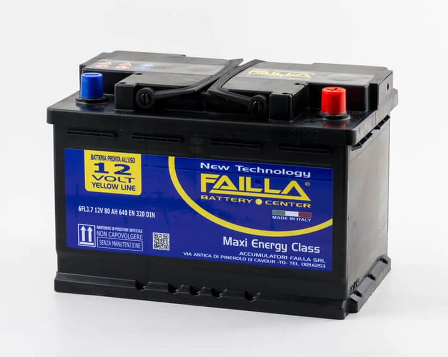 failla batterie avviamento yellowline