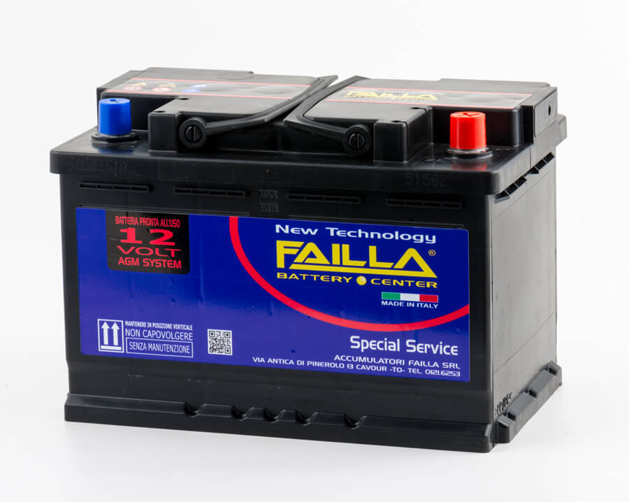 failla batterie avviamento agm